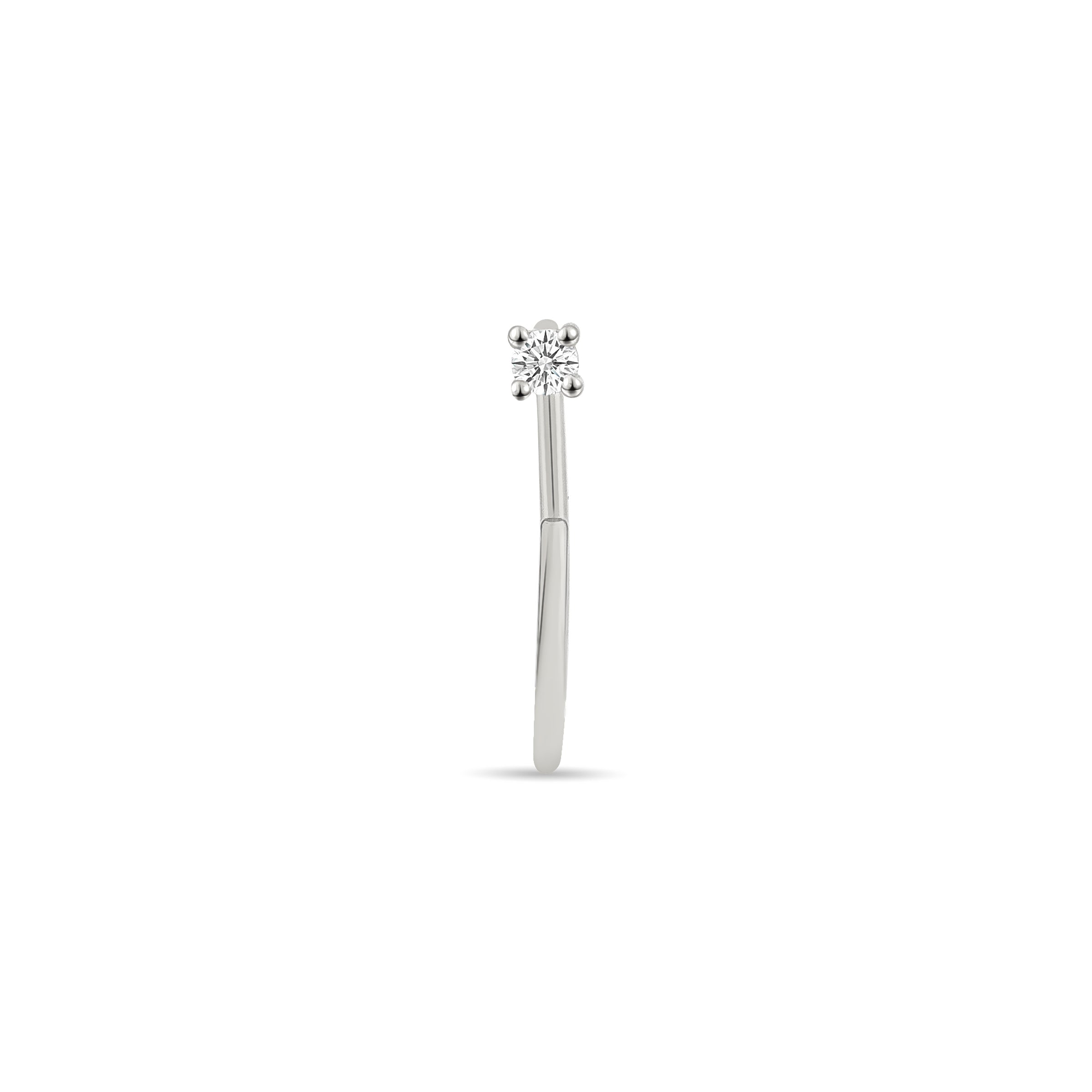 Conch diamant solitaire Halo