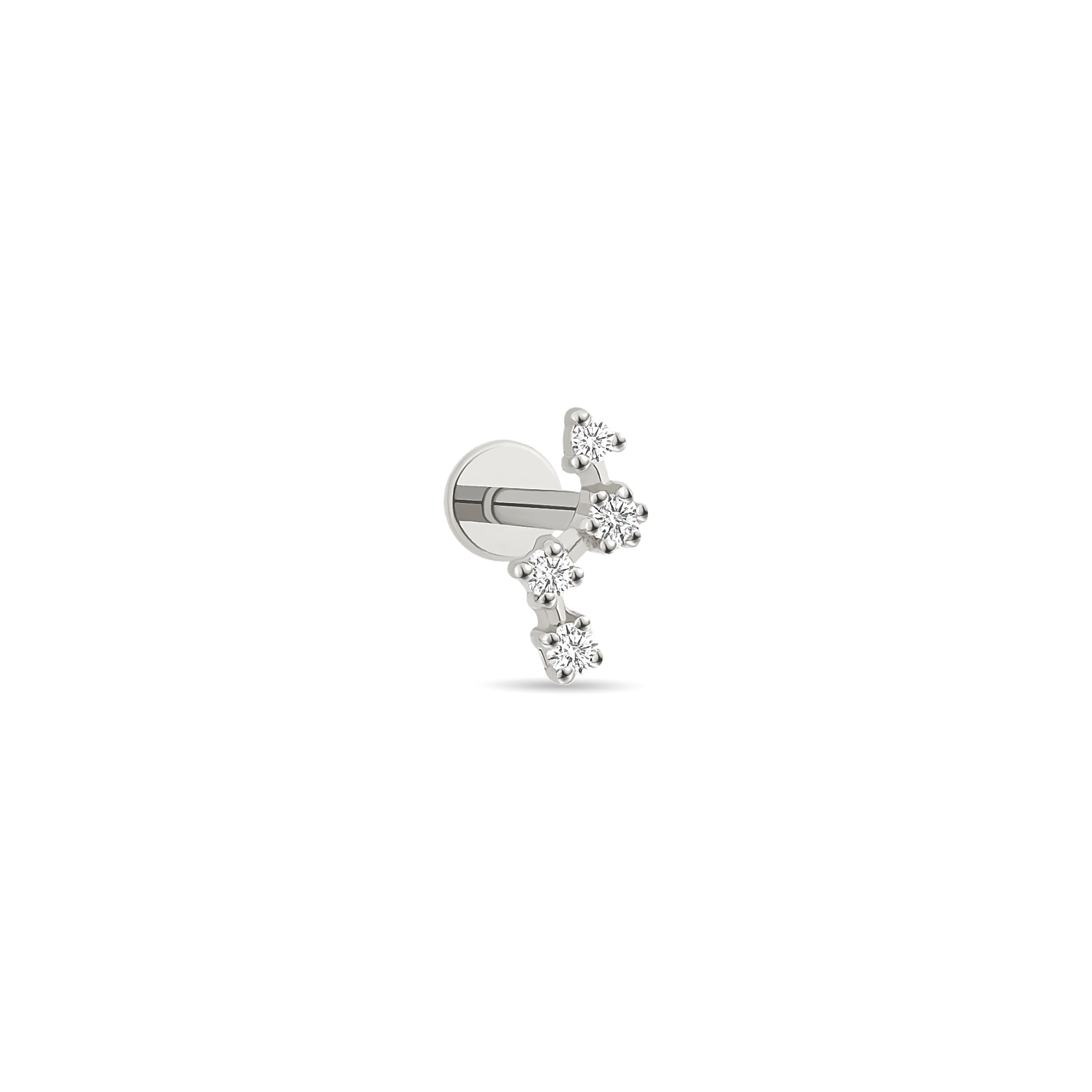 Piercing diamants éclat Halo
